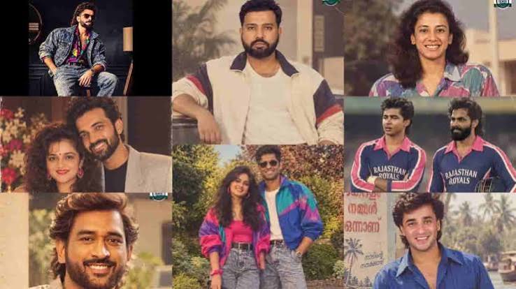 టీమిండియా స్టార్లకు 80s లుక్.. AI ఫొటోలు చూస్తే గుర్తుపట్టడం కష్టమే!